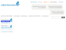 Tablet Screenshot of labombonieraonline.it